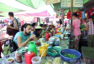 desayunos mercado Myanmar